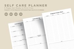 Self Care Planning Pages Set V-15 Product Image 1