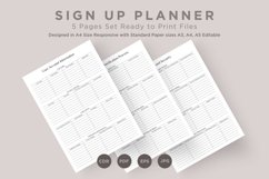 Sign Up Planning Pages Set V-04 Product Image 1