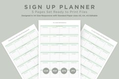 Sign Up Planning Pages Set V-07 Product Image 1