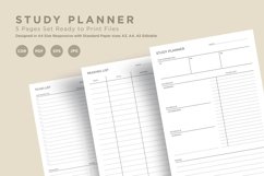 Study Planning Pages Set V-15 Product Image 1