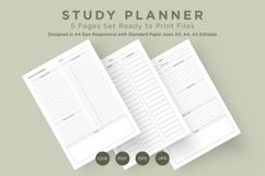 Study Planning Pages Set V-19 Product Image 1