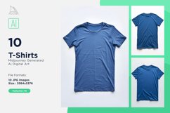T Shirt Logo Branding Mockup 10 Set V-14 Product Image 1