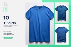 T Shirt Logo Branding Mockup 10 Set V-20 Product Image 1