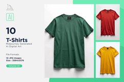 T Shirt Logo Branding Mockup 10 Set V-23 Product Image 1
