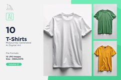 T Shirt Logo Branding Mockup 10 Set V-27 Product Image 1