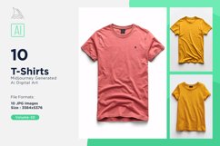 T Shirt Logo Branding Mockup 10 Set V-30 Product Image 1