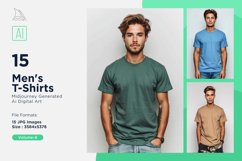 T Shirt Logo Branding Mockup 15 Set V-8 Product Image 1