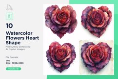 Flowers Heart Shape Celebrating Love Product Image 1