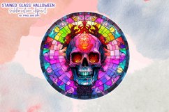 Stained Glass Halloween Sublimation Clipart Product Image 2
