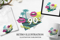 Sublimation design / back to 90 Product Image 1