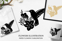 Hummingbird SVG / Hummingbird SVG paper cut / cricut Product Image 1