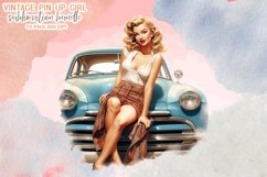 Vintage Pin-Up Girl Sublimation Bundle Product Image 2