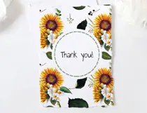 Watercolor sunflower digital paper. Seamless pattern Product Image 7