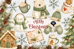 Christmas Woodland Clipart Product Image 1