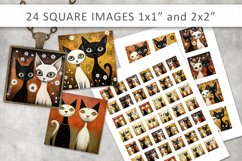 Cat square images, Collage Sheet Product Image 1