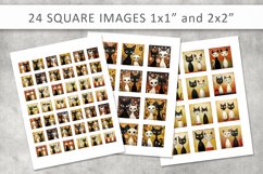 Cat square images, Collage Sheet Product Image 2