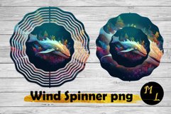 Magic Whale Wind Spinner sublimation,Sea Wind Spinner wrap Product Image 1