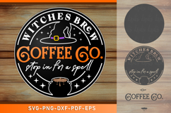 Halloween Round Door Hanger Sign SVG Laser Cut Files Bundle Product Image 27