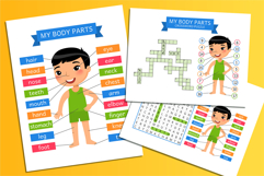 My Body Parts Printable Learning Cards Product Image 1