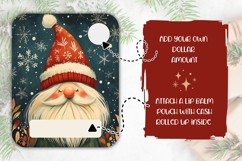 Christmas Gnome Money Card, Christmas Gnome Gift Cards Product Image 2