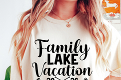 Family Lake Vacation 2026 SVG, Family Vacation Quote TShirt Product Image 4