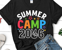 Summer Camp 2026 SVG | Summer Quote PNG | Camping Shirt Product Image 2