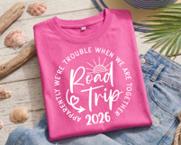 Road Trip 2026 SVG, Girls Trip SVG, Summer Vacation Shirt Product Image 2