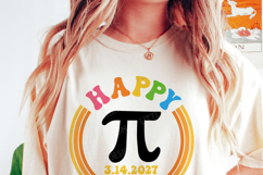 2027 Happy Pi Day SVG PNG, Pi Day Elementary Teacher Shirt Product Image 2