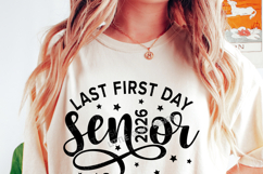 Last first day Senior 2026 SVG, Officially Senior 2026 Shirt Product Image 2