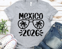 Mexico 2026 Svg, Mexico Summer Vacation Shirt, Beach PNG Product Image 2