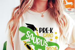 Pre-k Graduate 2026 Svg, Pre-k Dinosaur Shirt, Dino Grad Boy Product Image 2