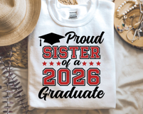 Proud Sister and Brother of a 2026 Graduate | Senior Family Product Image 2