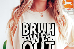 Bruh We Out Office Crew SVG PNG | Last Day Of School Design Product Image 2