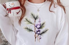 Lavender And Christmas Tree Sublimation Clipart Product Image 2