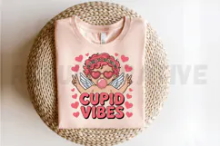 Cupid Vibes PNG, Heart Valentine Day Sublimation PNG Product Image 2