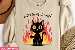 Funny Cats Sublimation Quotes Bundle PNG Product Image 8