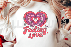 Feeling love Sublimation PNG, Love quotes PNG Product Image 2
