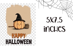 Happy Halloween Towel, Spooky Pumpkin Towel Template Product Image 2