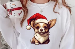 Christmas Dogs Sublimation Clipart, Christmas Dog Clipart Product Image 2