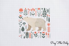Scandinavian Folk Art Winter Clipart PNG Product Image 1