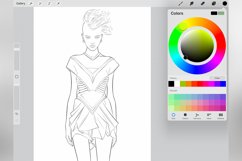 80 Procreate Elegant Girls Stamp Brushes Product Image 5