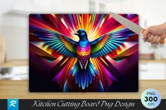 3D Bird Cutting Board Sublimation Design Product Image 1