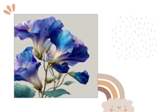 Summer Pillow Design, Flowers Pillow Template Product Image 2