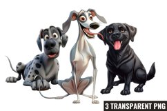 Whimsical Funny Dog Sublimation Clipart Product Image 1