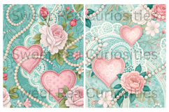 Valentine, Hearts, Papers, Junk Journal Product Image 2