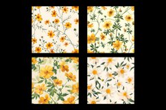 Bidens Flower Digital Paper Pattern Product Image 2