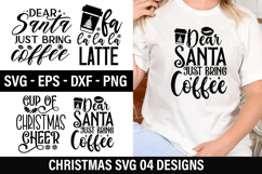 Christmas Coffee SVG Design - High Quality File Product Image 1