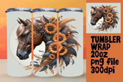 HIGH-QUALITY 20oz Tumbler PNG , Horse Product Image 1