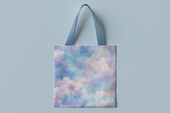 Pastel Cloudy Floral Digital Paper Product Image 2