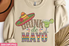 Drink de mayo PNG, Cinco De Mayo Sublimation PNG Product Image 2